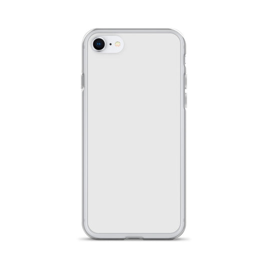 Plain Color Whisper White iPhone Case Clear Bump Resistant Flexible CREATIVETECH