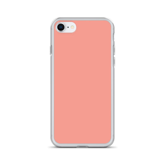 Plain Color Mona Lisa Pink iPhone Case Clear Bump Resistant Flexible CREATIVETECH
