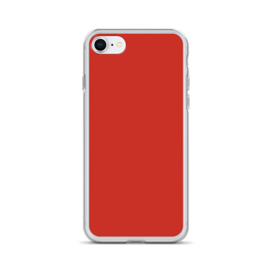 Plain Color Harley Red iPhone Case Clear Bump Resistant Flexible CREATIVETECH