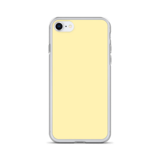 Plain Color Banana Yellow iPhone Case Clear Bump Resistant CREATIVETECH