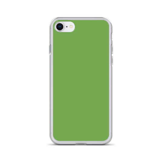 Plain Color Green iPhone Case Clear Bump Resistant CREATIVETECH