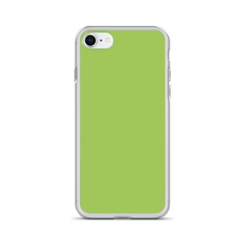 Load image into Gallery viewer, Plain Color Conifer Green iPhone Case Clear Bump Resistant CREATIVETECH