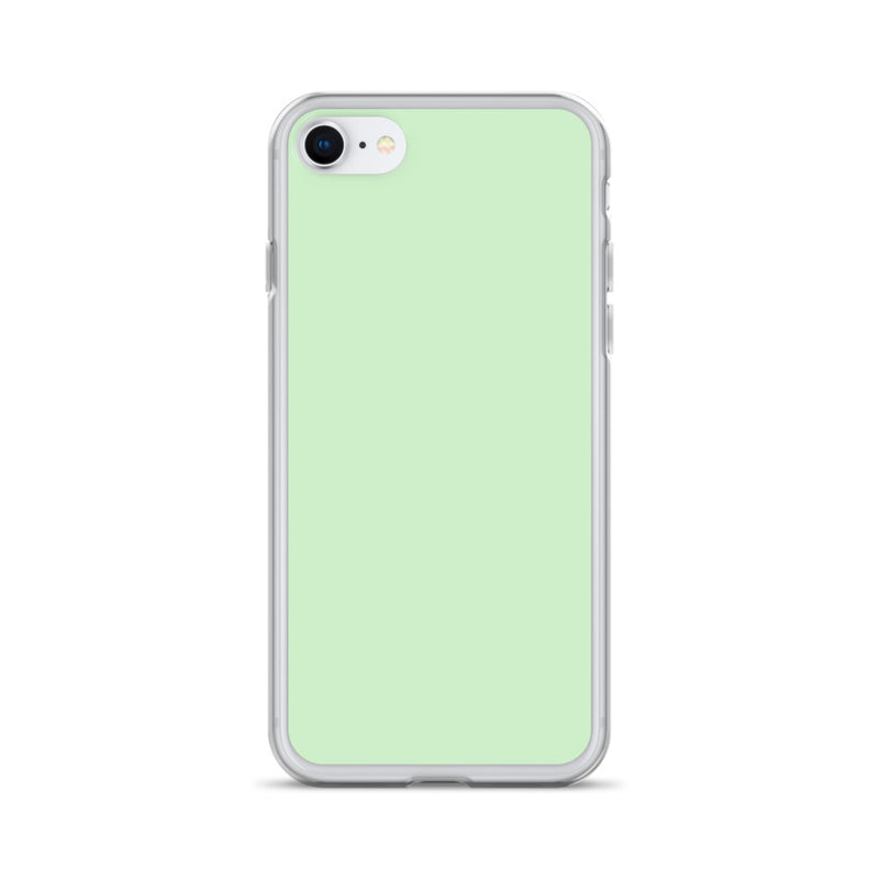 Load image into Gallery viewer, Plain Color Tara Green iPhone Case Clear Bump Resistant CREATIVETECH