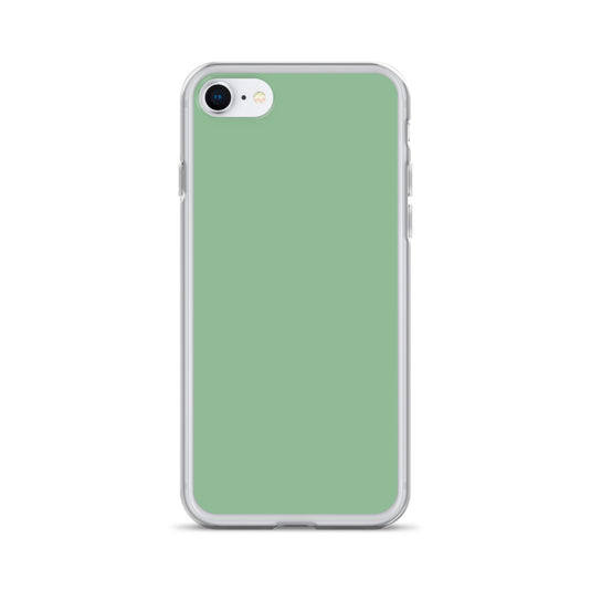 Plain Color Sea Green iPhone Case Clear Bump Resistant CREATIVETECH