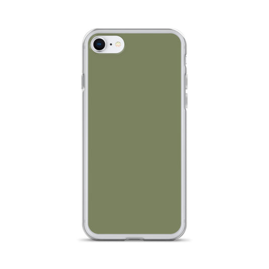 Plain Color Finch Green iPhone Case Clear Bump Resistant CREATIVETECH