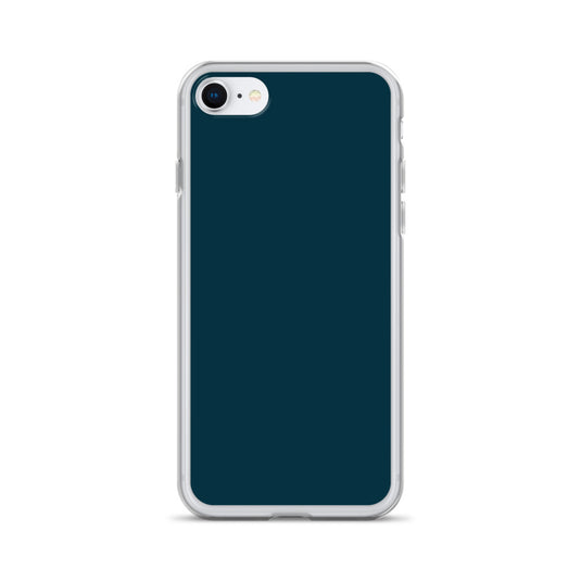 Plain Color Blue Whale iPhone Case Clear Bump Resistant CREATIVETECH