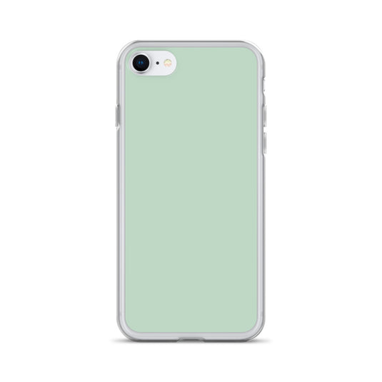 Plain Color Shallow Edgewater Blue iPhone Case Clear Bump Resistant CREATIVETECH