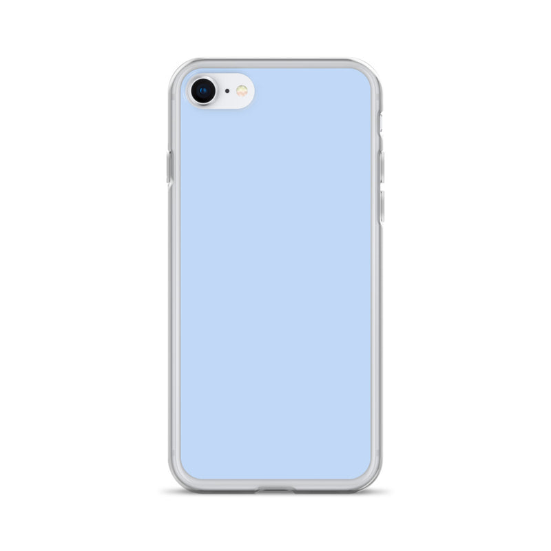 Load image into Gallery viewer, Plain Color Hawkes Blue iPhone Case Clear Bump Resistant CREATIVETECH