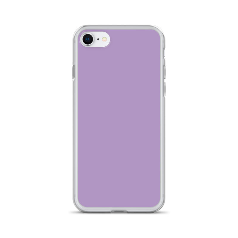 Load image into Gallery viewer, East Side Violet Purple iPhone Clear Thin Case Plain Color CREATIVETECH