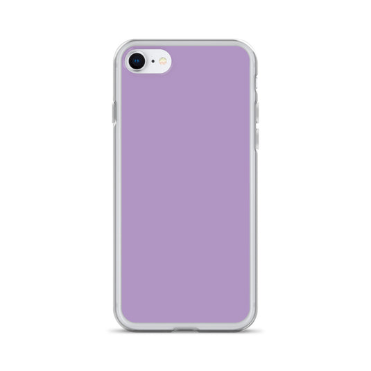 East Side Violet Purple iPhone Clear Thin Case Plain Color CREATIVETECH
