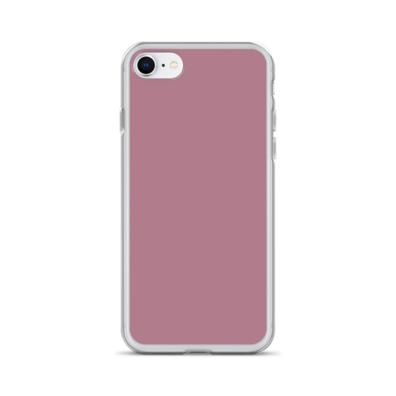 Load image into Gallery viewer, Tapestry Deep Ash Pink iPhone Clear Thin Case Plain Color CREATIVETECH
