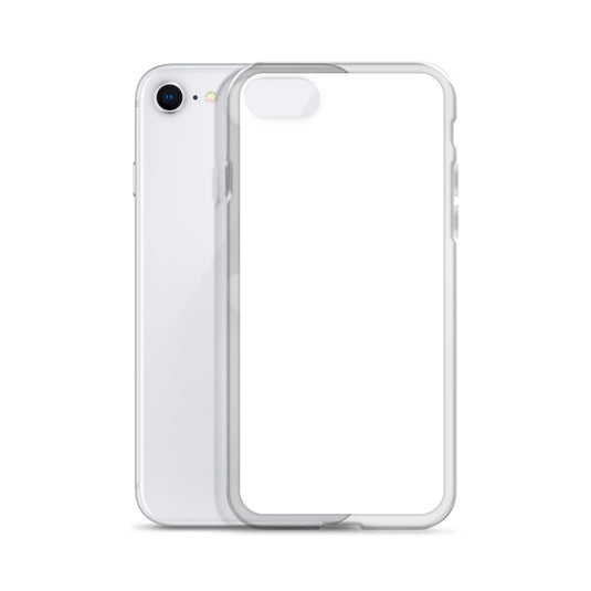 Plain Color White iPhone Case Clear Bump Resistant Flexible CREATIVETECH