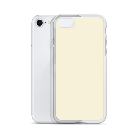 Plain Color Black iPhone Case Clear Bump Resistant Flexible CREATIVETECH