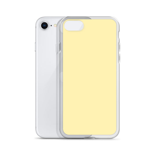 Plain Color Banana Yellow iPhone Case Clear Bump Resistant CREATIVETECH