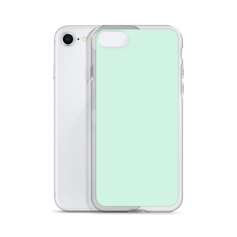 Load image into Gallery viewer, Plain Color Humming Bird Green iPhone Case Clear Bump Resistant CREATIVETECH