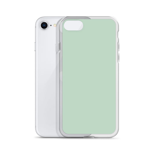 Plain Color Shallow Edgewater Blue iPhone Case Clear Bump Resistant CREATIVETECH