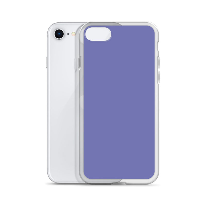 Load image into Gallery viewer, Chetwode Blue Purple iPhone Clear Thin Case Plain Color CREATIVETECH
