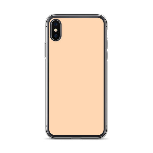 Plain Color Sandy Beach Yellow Orange iPhone Case Clear Bump Resistant Flexible CREATIVETECH