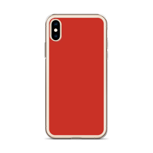 Plain Color Harley Red iPhone Case Clear Bump Resistant Flexible CREATIVETECH
