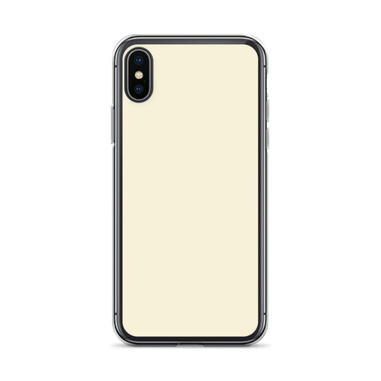 Plain Color Black iPhone Case Clear Bump Resistant Flexible CREATIVETECH