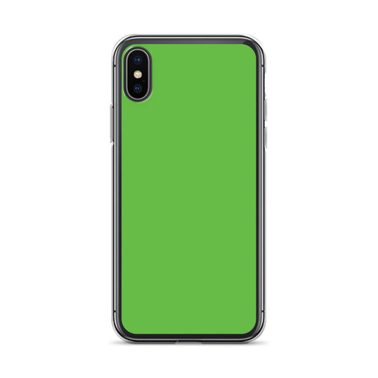 Plain Color Kelly Green iPhone Case Clear Bump Resistant CREATIVETECH