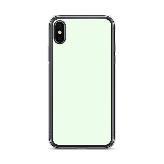 Plain Color Honeydew Green iPhone Case Clear Bump Resistant CREATIVETECH