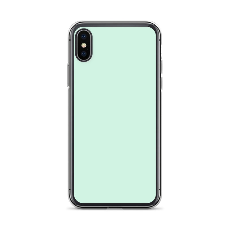 Load image into Gallery viewer, Plain Color Humming Bird Green iPhone Case Clear Bump Resistant CREATIVETECH