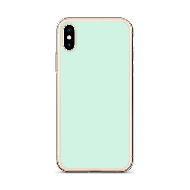Load image into Gallery viewer, Plain Color Humming Bird Green iPhone Case Clear Bump Resistant CREATIVETECH