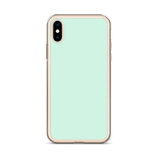 Plain Color Humming Bird Green iPhone Case Clear Bump Resistant CREATIVETECH