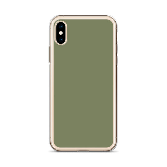 Plain Color Finch Green iPhone Case Clear Bump Resistant CREATIVETECH