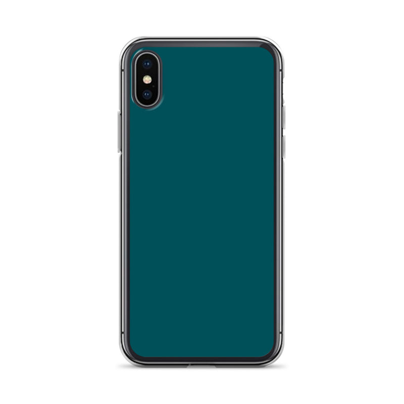 Load image into Gallery viewer, Plain Color Sherpa Blue iPhone Case Clear Bump Resistant CREATIVETECH