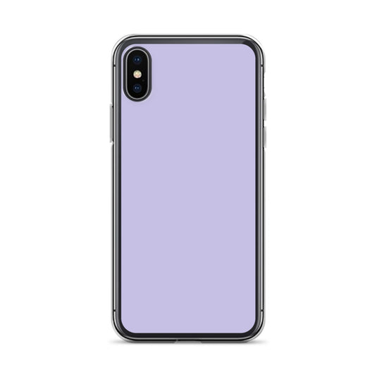 Melrose Purple Blue iPhone Clear Thin Case Plain Color CREATIVETECH