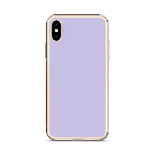 Melrose Purple Blue iPhone Clear Thin Case Plain Color CREATIVETECH