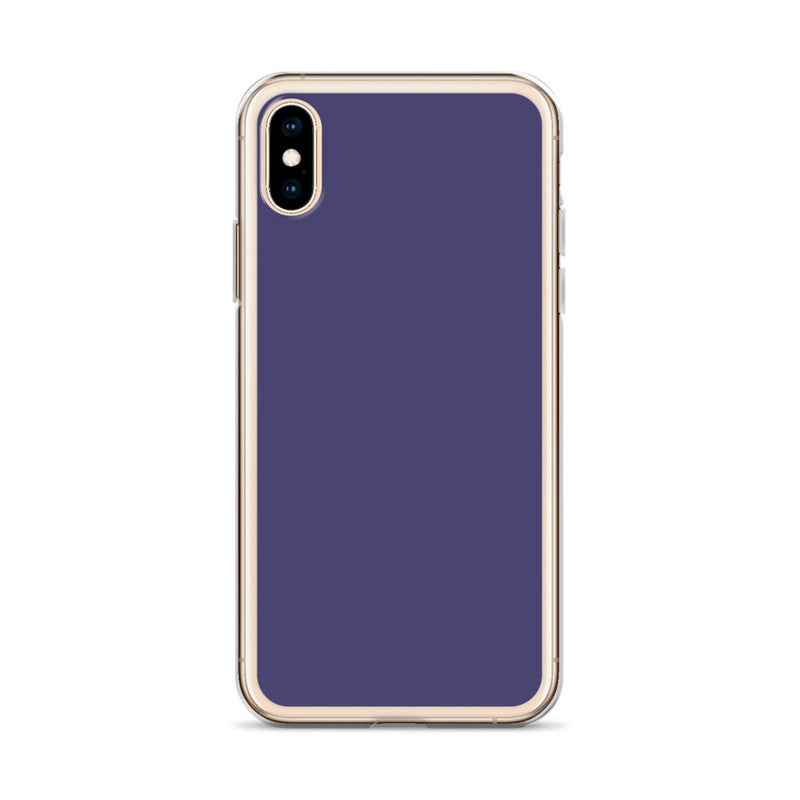 Load image into Gallery viewer, Corn Flower Blue iPhone Clear Thin Case Plain Color CREATIVETECH