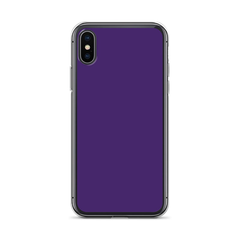 Load image into Gallery viewer, Purple iPhone Clear Thin Case Plain Color CREATIVETECH