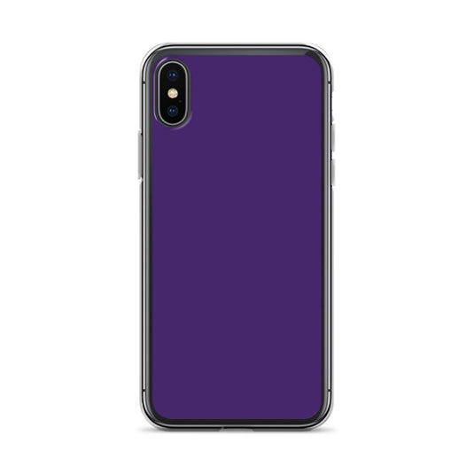 Purple iPhone Clear Thin Case Plain Color CREATIVETECH