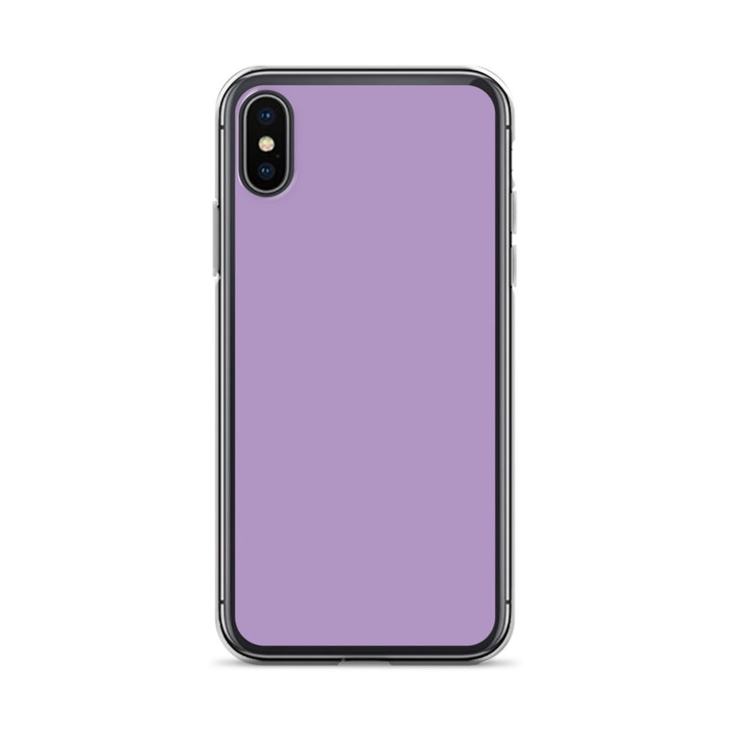 Load image into Gallery viewer, East Side Violet Purple iPhone Clear Thin Case Plain Color CREATIVETECH