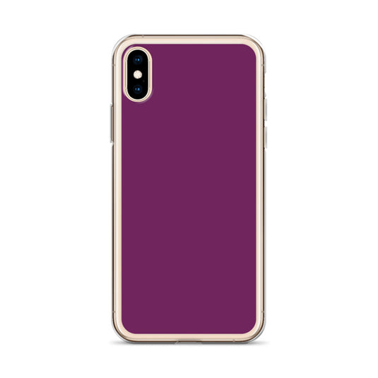 Palatinate Purple iPhone Clear Thin Case Plain Color CREATIVETECH