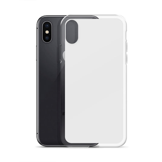 Plain Color Whisper White iPhone Case Clear Bump Resistant Flexible CREATIVETECH