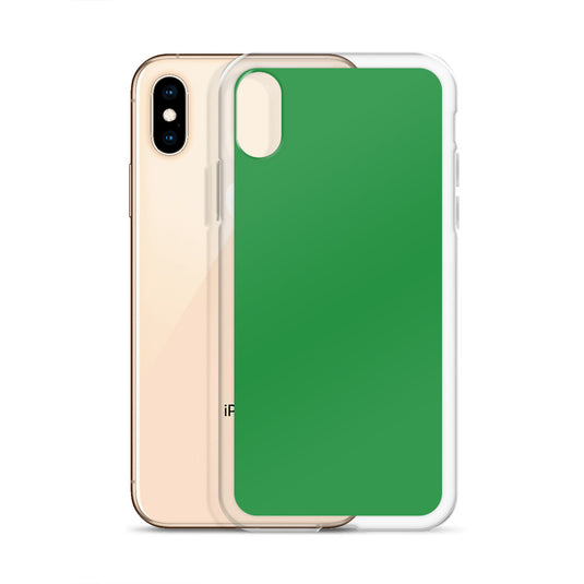 Plain Color Sea Green iPhone Case Clear Bump Resistant CREATIVETECH