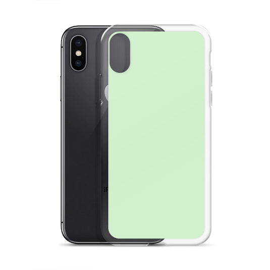 Plain Color Tara Green iPhone Case Clear Bump Resistant CREATIVETECH