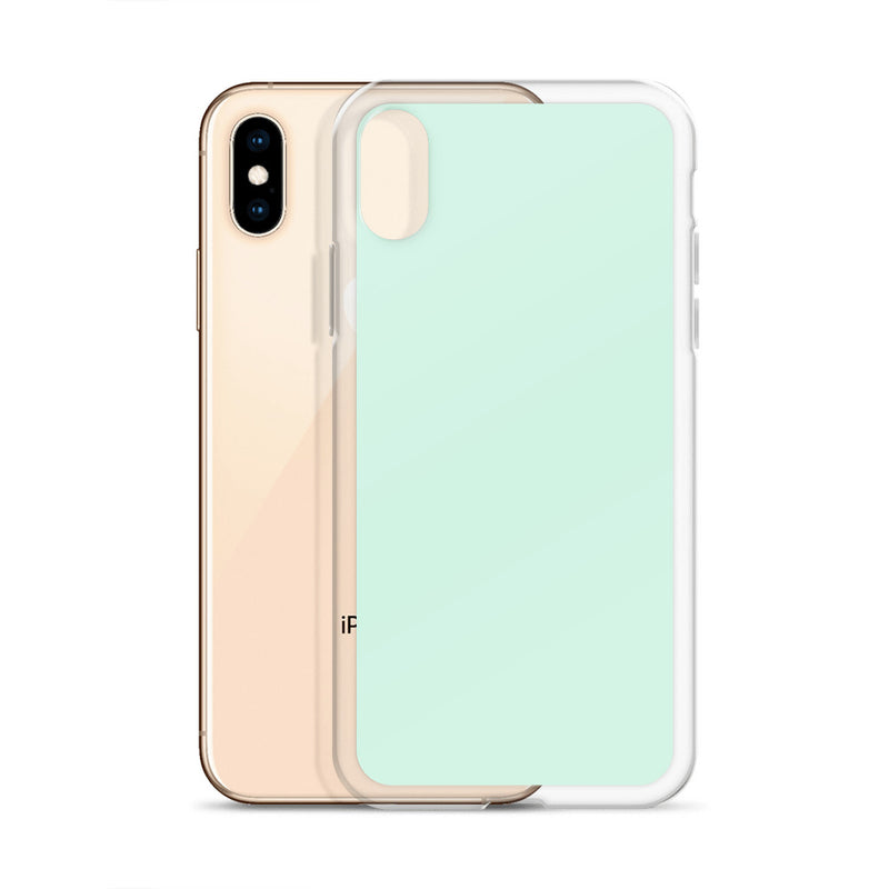 Load image into Gallery viewer, Plain Color Humming Bird Green iPhone Case Clear Bump Resistant CREATIVETECH