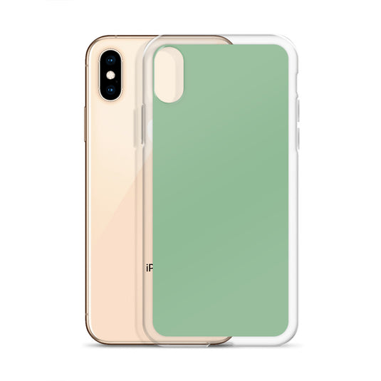 Plain Color Sea Green iPhone Case Clear Bump Resistant CREATIVETECH