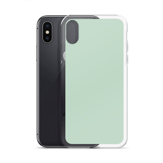 Plain Color Shallow Edgewater Blue iPhone Case Clear Bump Resistant CREATIVETECH