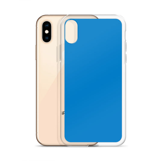 Plain Color Navy Blue iPhone Case Clear Bump Resistant CREATIVETECH