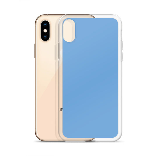 Plain Color Jordy Blue iPhone Case Clear Bump Resistant CREATIVETECH