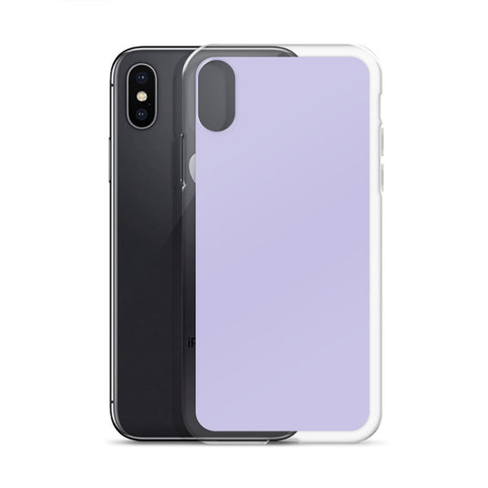 Melrose Purple Blue iPhone Clear Thin Case Plain Color CREATIVETECH