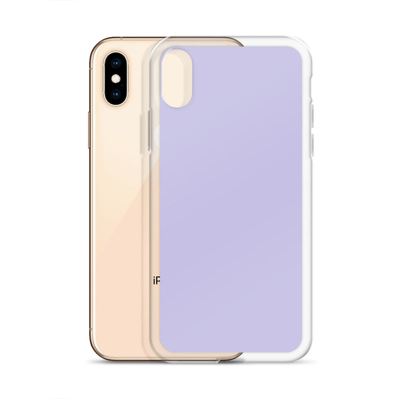 Load image into Gallery viewer, Melrose Purple Blue iPhone Clear Thin Case Plain Color CREATIVETECH