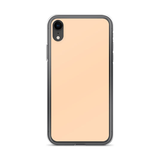 Plain Color Sandy Beach Yellow Orange iPhone Case Clear Bump Resistant Flexible CREATIVETECH