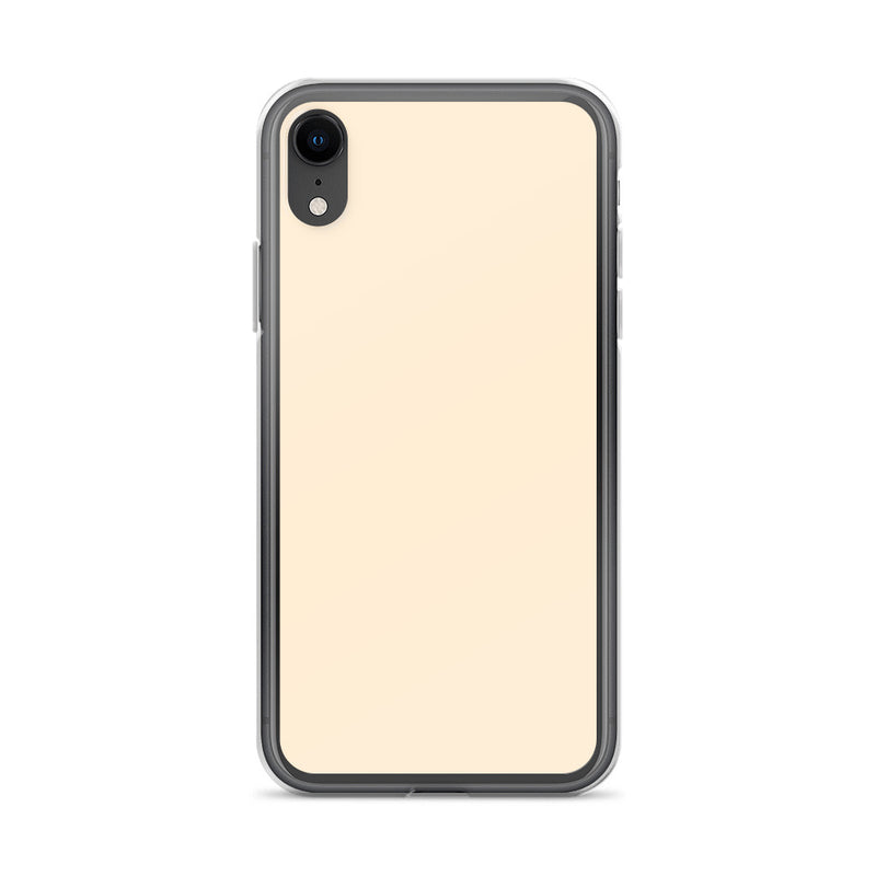 Load image into Gallery viewer, Plain Color Papaya Orange Yellow iPhone Case Clear Bump Resistant Flexible CREATIVETECH